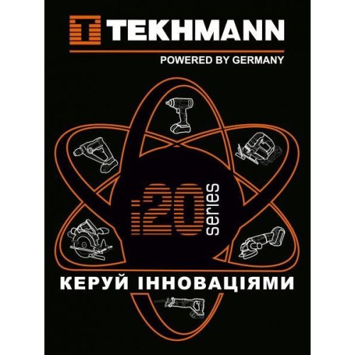 Повітродув-пилосос садовий акумуляторний Tekhmann ТСВV-245/i20, 20В, 200км/год, без акумулятора та зарядного пристрою (850993)