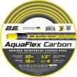 Шланг садовий 2Е AquaFlex Carbon, 1/2, 10м, 4 шари, 20бар (2E-GHE12GE10)