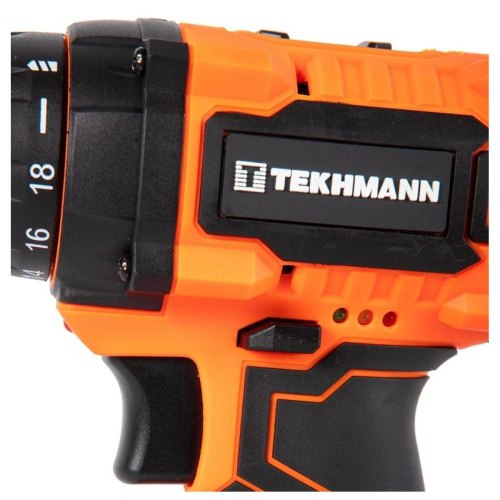 Шурупокрут-дриль акумуляторний Tekhmann TCD-18 LIW, 18В, 2х2А/год, 28Нм, 0-1300об/хв, кейс (850615)