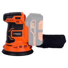 Шліфмашина ексцентрикова акумуляторна Tekhmann TCOS-125/i20, 20В, 125мм, 0-9000об/хв, без акумулятора та зарядного пристрою (852741)