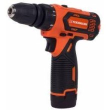 Шурупокрут-дриль акумуляторний Tekhmann TCD-12 QC Li v2.0, 12В, 2х2А/год, 28Нм, 0-1500об/хв, кейс (851875)