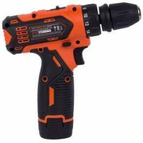 Шурупокрут-дриль акумуляторний Tekhmann TCD-12 QC Li v2.0, 12В, 2х2А/год, 28Нм, 0-1500об/хв, кейс (851875)