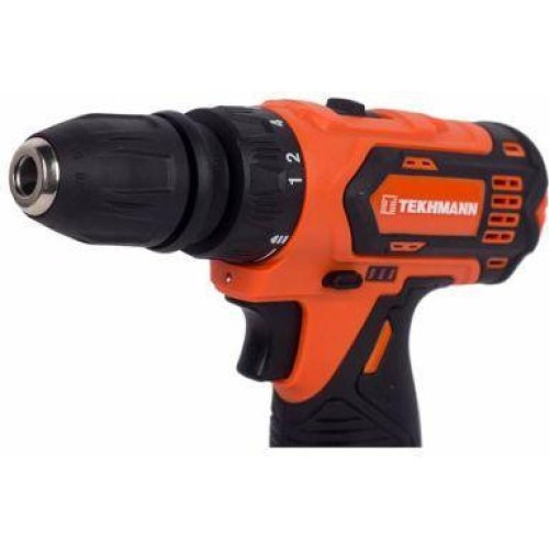 Шурупокрут-дриль акумуляторний Tekhmann TCD-12 QC Li v2.0, 12В, 2х2А/год, 28Нм, 0-1500об/хв, кейс (851875)