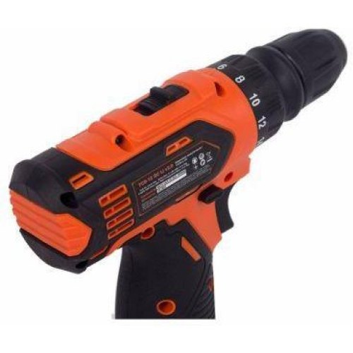 Шурупокрут-дриль акумуляторний Tekhmann TCD-12 QC Li v2.0, 12В, 2х2А/год, 28Нм, 0-1500об/хв, кейс (851875)