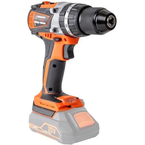 Шурупокрут-дриль акумуляторний Tekhmann TCD-65/i20 BS, 20В, 60Нм, 0-2000об/хв, без акумулятора та зарядного пристрою (850186)