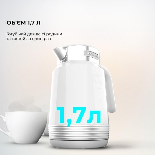 Електрочайник Cecotec ThermoSense 600 Touch White (CCTC-01749)