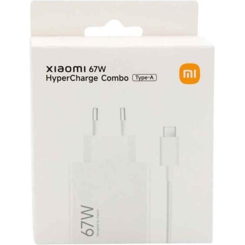 МЗП Xiaomi Mi 67W HyperCharge Combo (Type-A) (BHR9465EU) + кабель USB-C, White