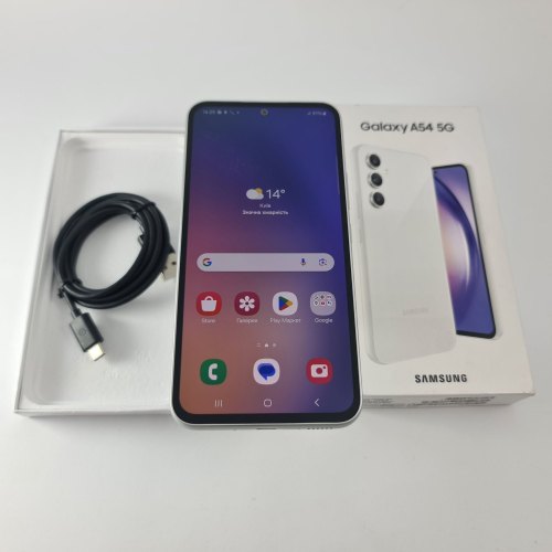 Смартфон Samsung Galaxy A54 (A546E) 256Gb White (SM-A546EZWDSEK) USED **