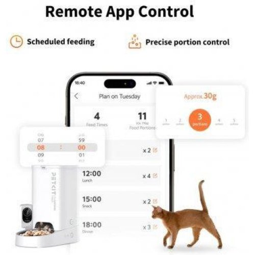 Смартгодівниця PETKIT YUMSHARE SOLO with Cam (P571)