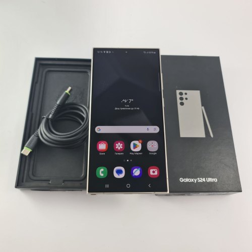 Смартфон Galaxy S24 Ultra (S928B) 256Gb Titanium Gray (SM-S928BZTGSEK) USED **