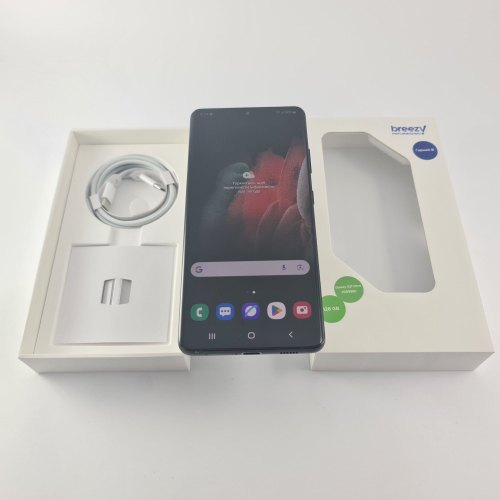 Смартфон Samsung Galaxy S21 Ultra (G998B) 128Gb Phantom Black (SM-G998BZKDSEK) USED **