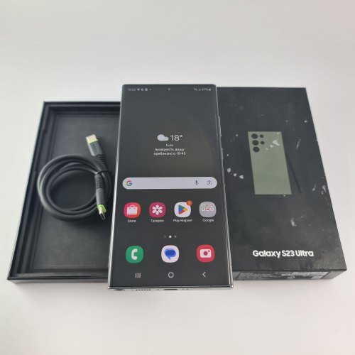 Смартфон Samsung Galaxy S23 Ultra (S918B) 512Gb Green (SM-S918BZGHSEK) USED **