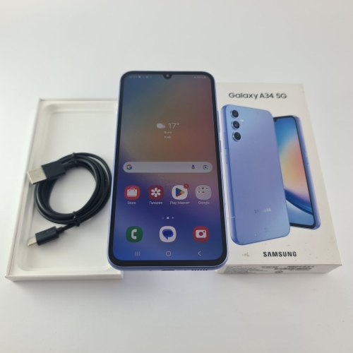 Смартфон Samsung Galaxy A34 (A346E) 256Gb Violet (SM-A346ELVDSEK) USED **