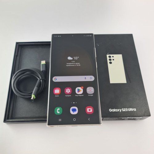 Смартфон Samsung Galaxy S23 Ultra (S918B) 512Gb Cream (SM-S918BZEHSEK) USED **