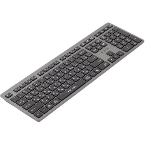 Клавіатура бездротова A4Tech Fstyler FBX50C, USB/Bluetooth, сіра