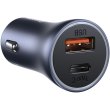 Автомобільний зарядний пристрій Baseus Golden Contactor Pro Dual Car Charger, 40W, Dark Grey (TZCCJD-B0G)
