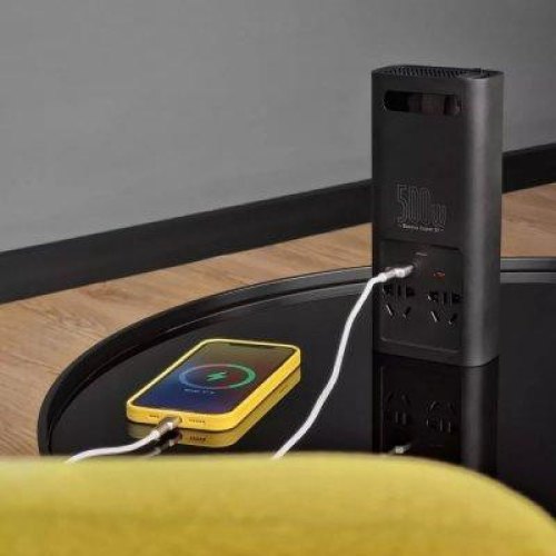 Автомобільний інвертор Baseus Super Si Power Inverter, 500W, 220V CN/EU, Black (CGNB000101)