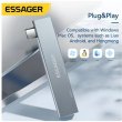USB-хаб Essager Fengyang 3 in 1 Splitter, opp bag, Silver (EHBC03-FY10-P)