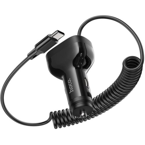 Автомобільний зарядний пристрій Hoco NZ11 Guide, PD 72W, Black (6942007602648)