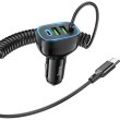 Автомобільний зарядний пристрій Hoco NZ11 Guide, PD 72W, Black (6942007602648)