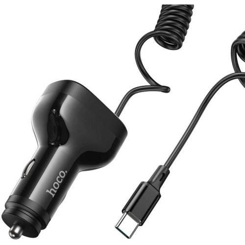 Автомобільний зарядний пристрій Hoco NZ11 Guide, PD 72W, Black (6942007602648)