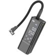 Автомобільний насос Hoco ZP7 Maddy portable smart air pump, 5000mAh, Black (6942007614511)