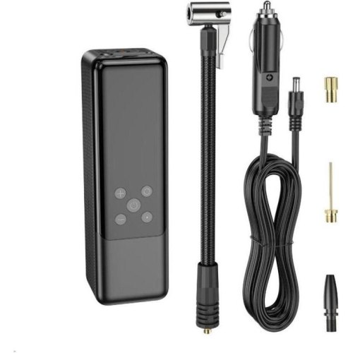 Автомобільний насос Hoco ZP5 May smart air pump, Black (6931474795526)