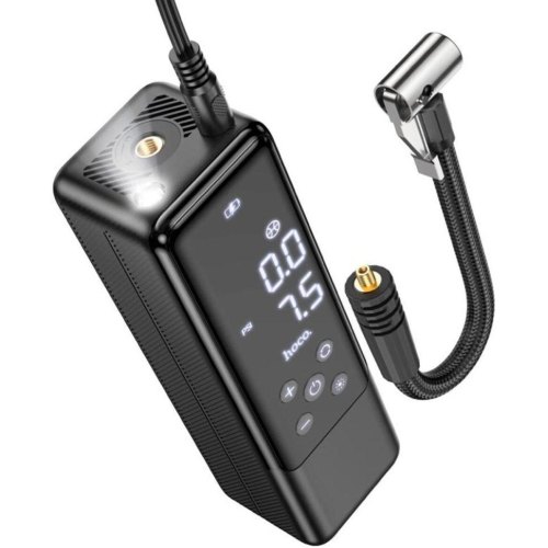 Автомобільний насос Hoco ZP5 May smart air pump, Black (6931474795526)