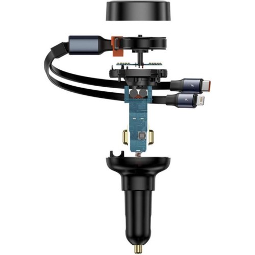 Автомобільний зарядний пристрій Baseus Enjoyment Pro Car Charger, 60W, Cluster Black (C00057802111-00)