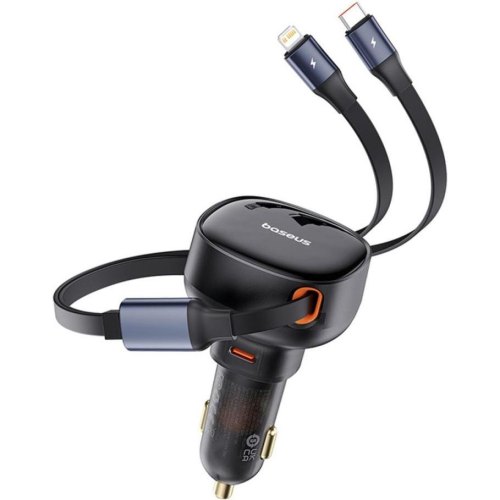 Автомобільний зарядний пристрій Baseus Enjoyment Pro Car Charger, 60W, Cluster Black (C00057802111-00)