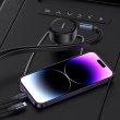 Автомобільний зарядний пристрій Baseus Enjoyment Pro Car Charger, 60W, Cluster Black (C00057802111-00)