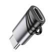 Адаптер (перехідник) Borofone BV20, USB Type-C (M) to Lightning (F), Black (6941991110283)