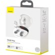 Навушники бездротові TWS Baseus Encok WM01 Plus, White (NGWM010002)