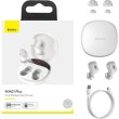 Навушники бездротові TWS Baseus Encok WM01 Plus, White (NGWM010002)