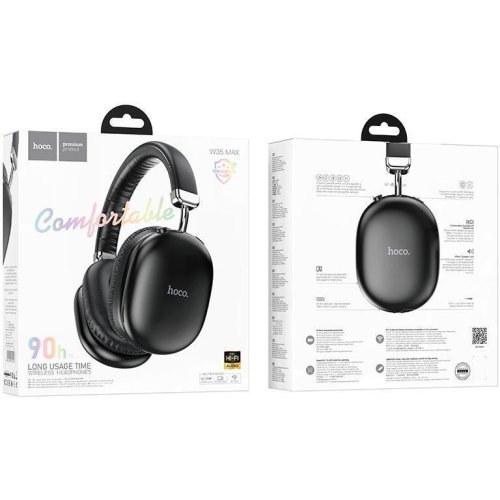 Навушники бездротові Hoco W35 Max Joy, Black (6942007612203)
