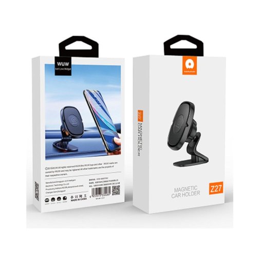 Автомобільний тримач для смартфона WUW Z27, Black (6972573332281)