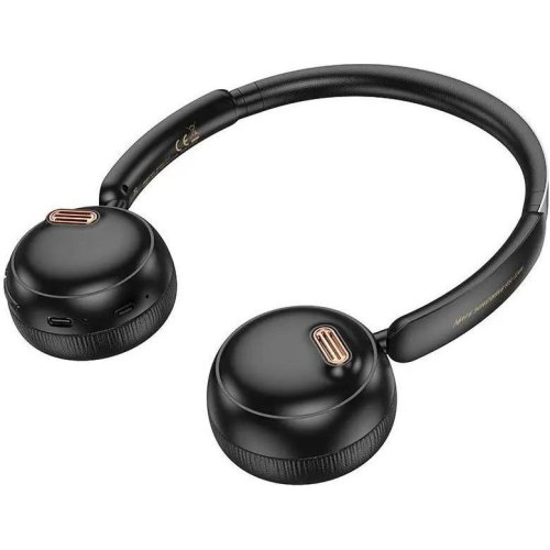Навушники бездротові Hoco W62 Verso retro, Black (6942007648127)