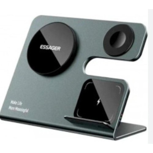 Бездротовий зарядний пристрій Essager Ruicheng, 15W, black (EWXZM-RC0G-Z)