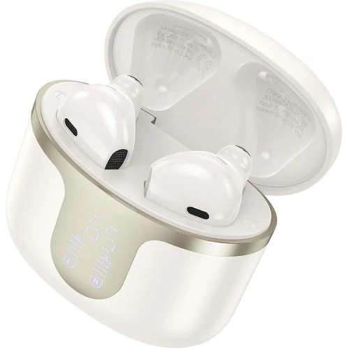 Навушники бездротові TWS Hoco EQ7 Snowflake, Milky White (6942007617734)