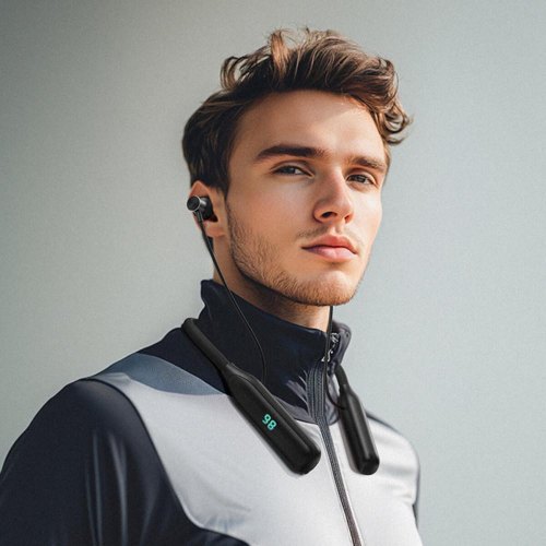 Навушники бездротові (гарнітура) Acefast N4, Black (6974316283607)