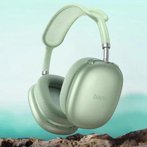 Навушники бездротові Hoco W55 Pleasing, Green (6942007632706)