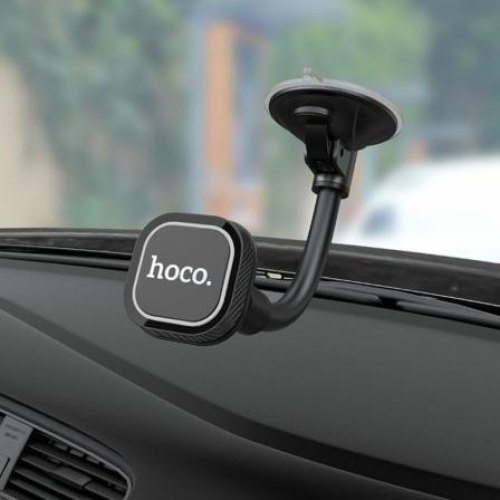 Автомобільний тримач для смартфона Hoco CA55 Astute series, Black/Gray (6931474707543)