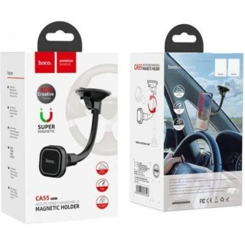 Автомобільний тримач для смартфона Hoco CA55 Astute series, Black/Gray (6931474707543)