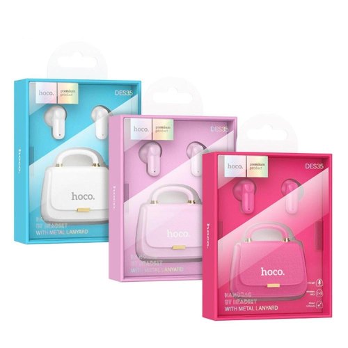 Навушники бездротові TWS Hoco DES35 Dawn handbag, White (6942007613125)