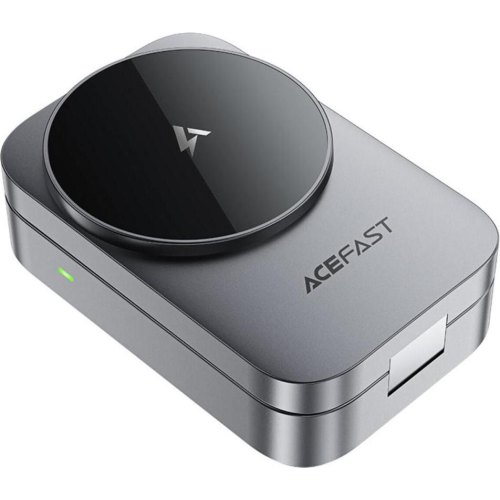 Бездротовий зарядний пристрій ACEFAST E22 Desktop 3-in-1, Metal Gray (6974316284079)