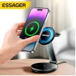Бездротовий зарядний пристрій Essager, 3 in 1, black (EWXCX3-HY0G-Z)