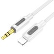 Аудіокабель Borofone BL20 True sound, Lightning to 3.5mm, White (6941991114403)