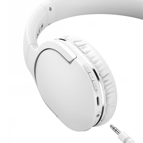 Навушники бездротові Baseus Encok D02 Pro, White (NGTD010302)