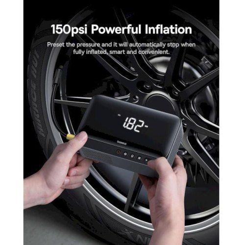 Автомобільний пуско-зарядний пристрій Baseus Super Energy Series 4-in-1 Car Jump Starter, 600A, Cluster Black (C00245902111-00)