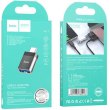 Адаптер (перехідник) Hoco UA17, USB Type-C (M) to USB (F), USB 3.0, Black (6931474762016)